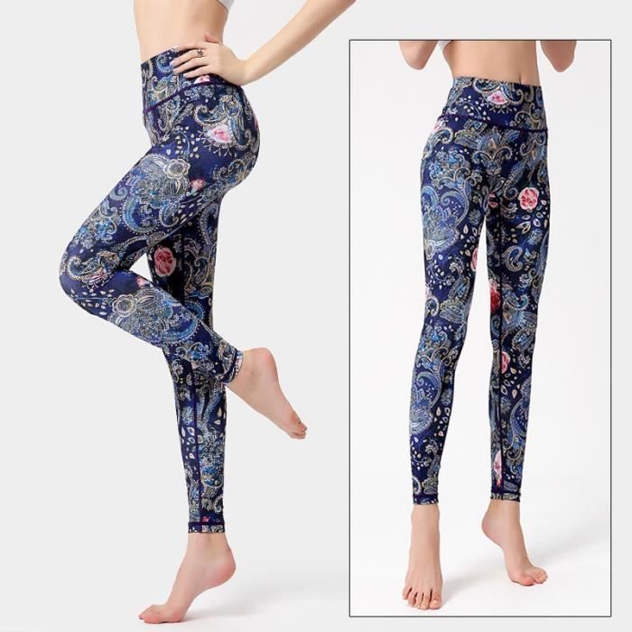 Legging top fleuri sport