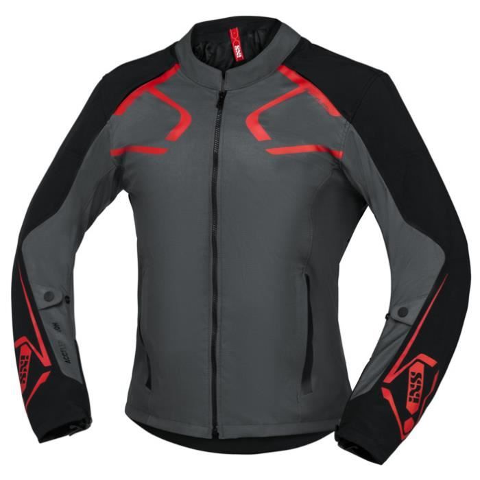 Veste moto IXS Sport SO Dynamic gris noir rouge M Cdiscount Auto