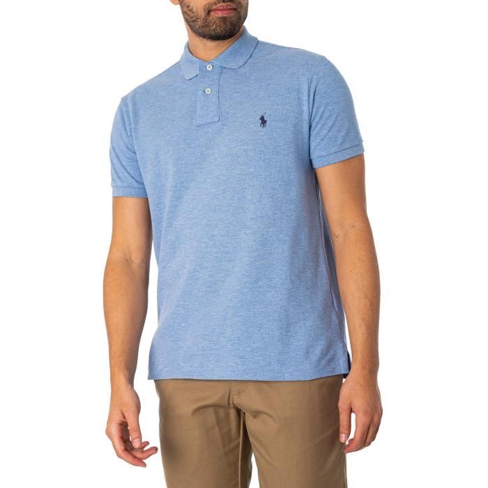 Polo Slim Polo Ralph Lauren Homme Bleu Cdiscount Pret a Porter