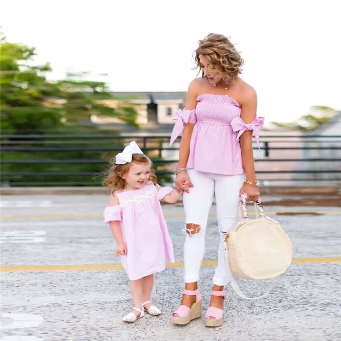 robe assortie mere bebe