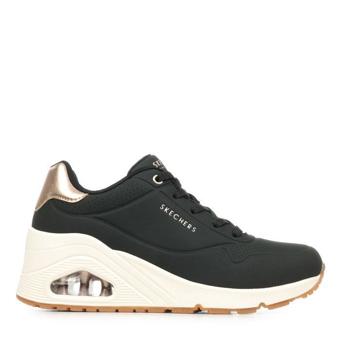 Skechers Skechers Uno Wedge - HI Steps Chaussures pour Femme Noir 177520-BLK