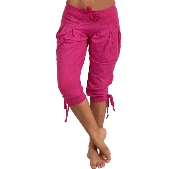 Pantacourt Rose Taille 38 Pour Femme Miss Tic - Neuf, Style Ville été, Matière Polyester