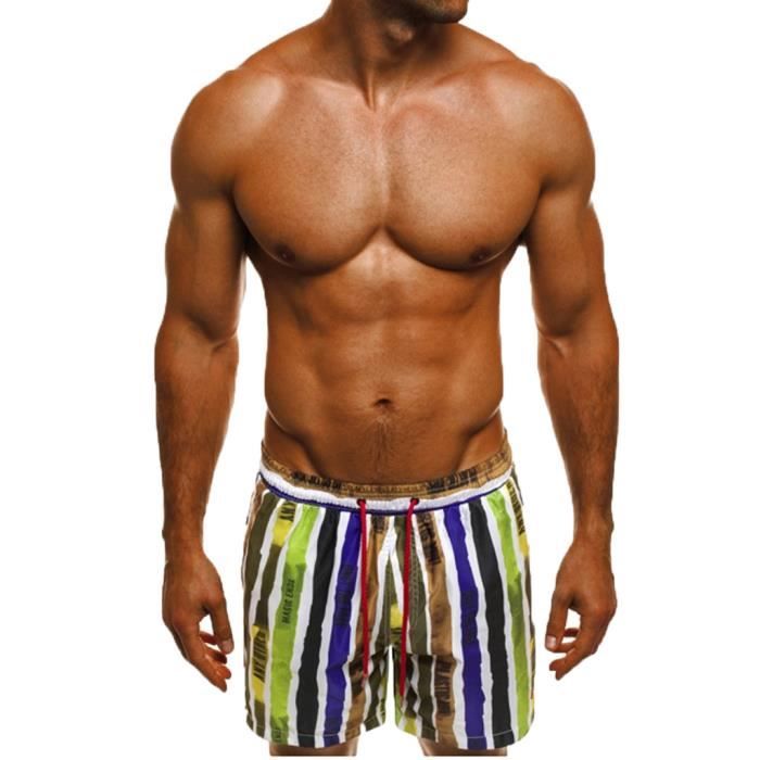 Short De Bain Jaune Pour Homme Cdiscount