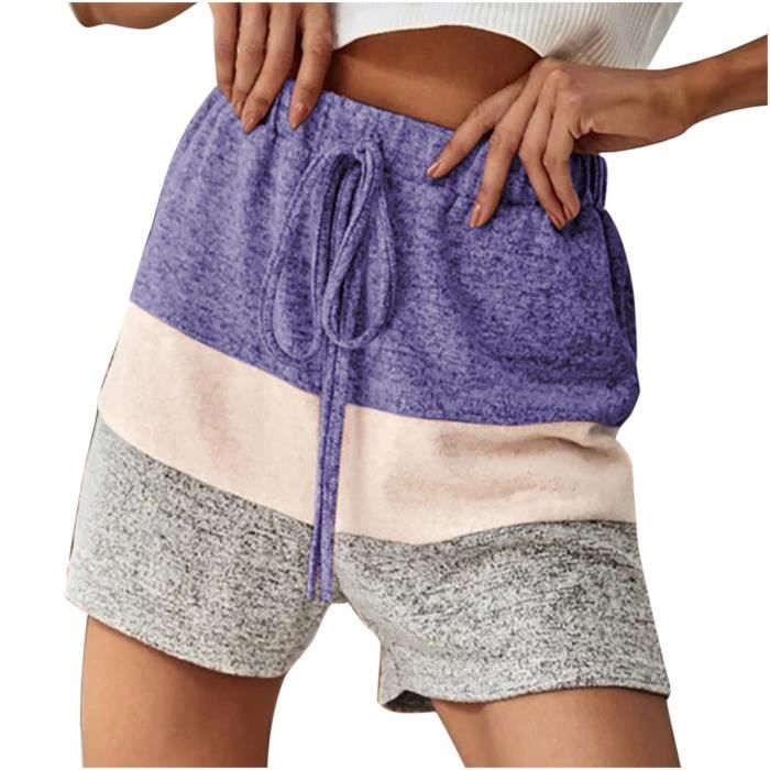 Style Casual Short Décontracté Femme JDY - Taille Haute - 95% Polyester, 5% élasthanne - été Short Avec Poches Latérales
