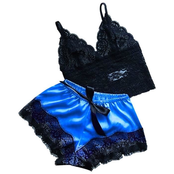 Pyjama Chemise De Nuit Femmes Nouvelle Mode Sexy Dentelle Lingerie