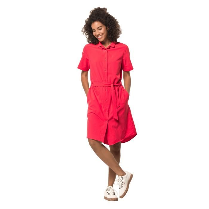 Robe femme Jack Wolfskin Holiday Midi - tulip red - 2XL Tulip red ...