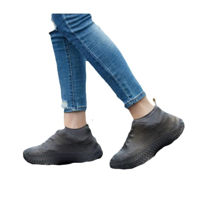 Hoomall Couvre Chaussures En Silicone Imperméables Antidérapante
