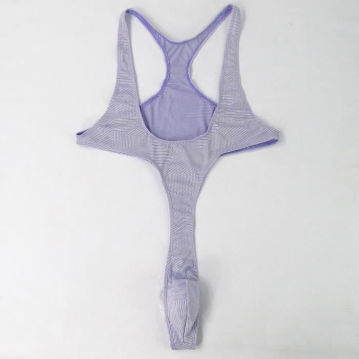 Body Pour Homme Justaucorps Pour Leotard En Nylon Spandex