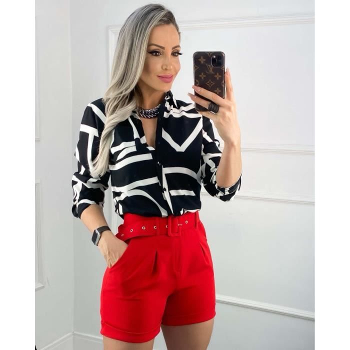Chemise,Chemise lgante  manches longues pour femmes, chemisier de ...