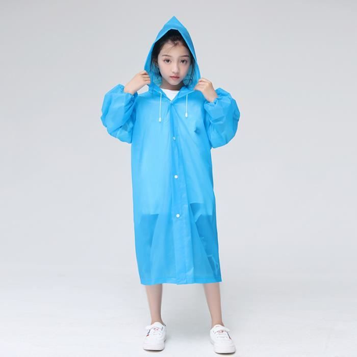 Poncho De Pluie Enfant KiDisasterKit – Jaune – Imperméable De Survie