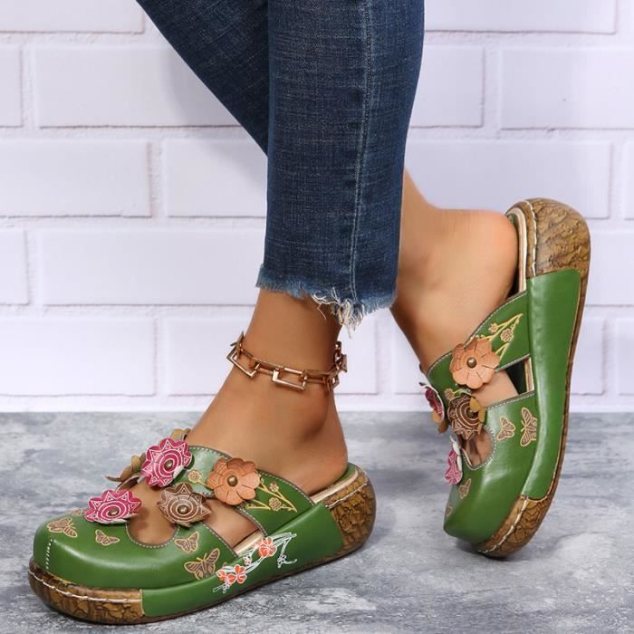 Babouche talon femme cheap