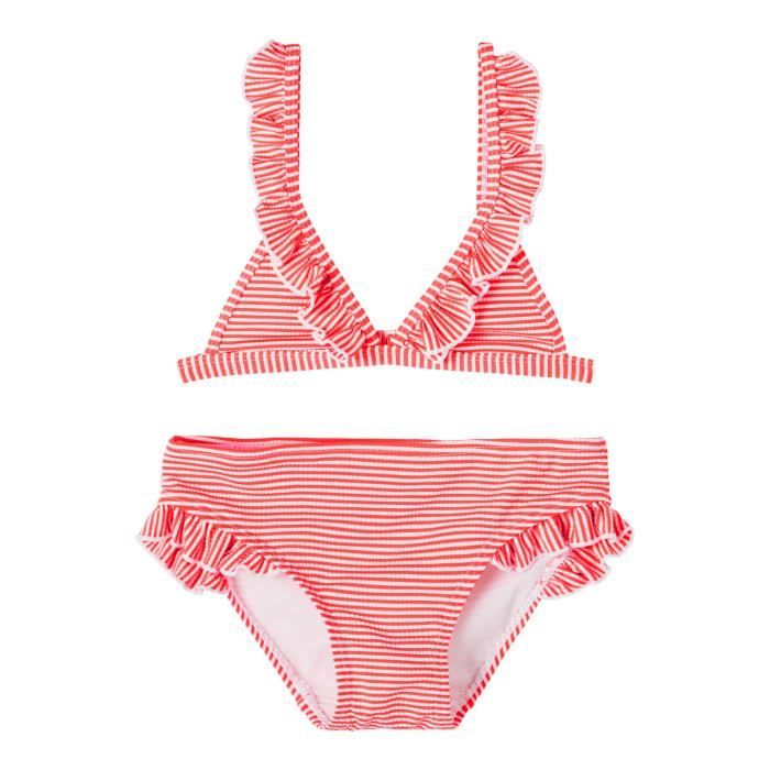 Maillot de bain fille Name it Zannah - fiery coral - 13/14 ans