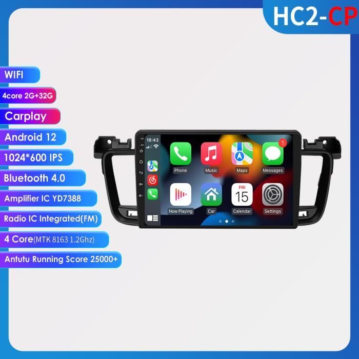 2G + 32G Android Autoradio Pour Peugeot 508 2011-2018 Multimedia Video Player GPS Stéréo Carplay Bluetooth WiFi Audio - Auto