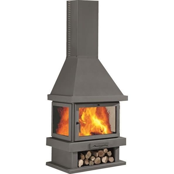 Poele A Pellet Flamme Trop Grande Panadero Copenhague 15 Kw Poele A Bois En Acier Flamme Verte 5