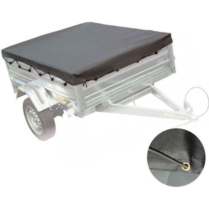 Bache de Protection étanche Housse de Remorque 160 x 120 x 8 cm - 2451 -  Cdiscount Auto