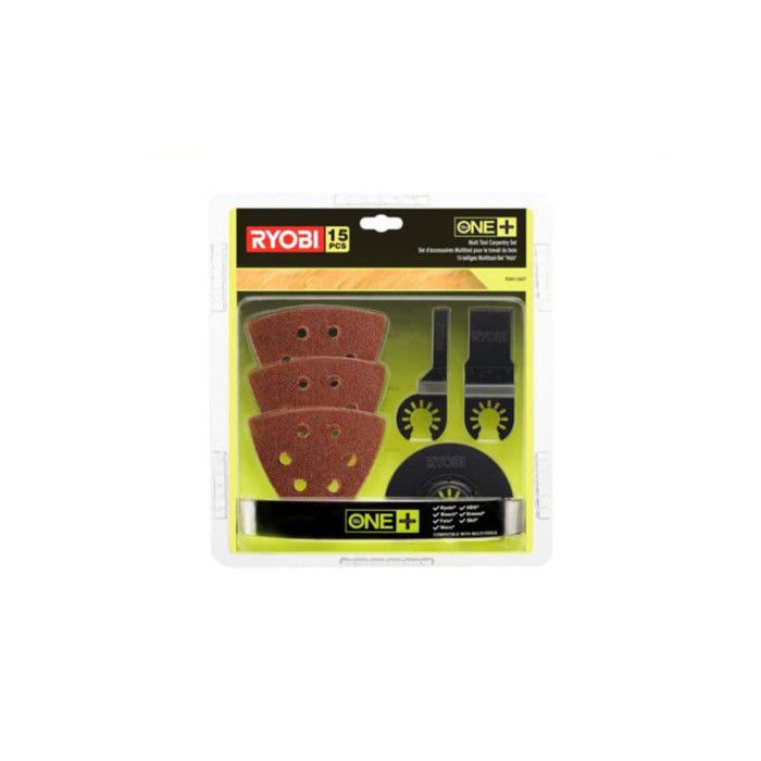 Kit spécial bois 15 pièces RYOBI multitool OnePlus RAK15MT