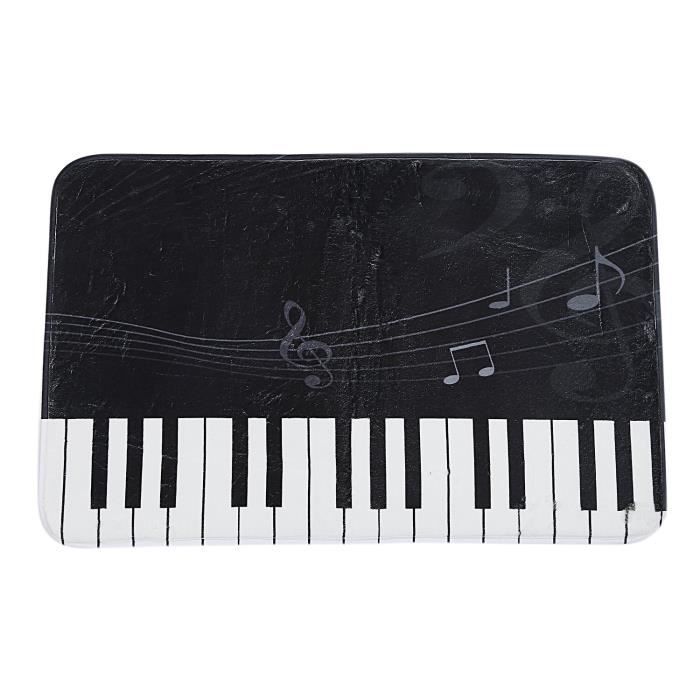 Paillasson Tapis Clavier Piano Notes Imprimer Tapis Plancher Cuisine Tapis Salle De Bains 50x80cm Achat Vente Tapis Cdiscount