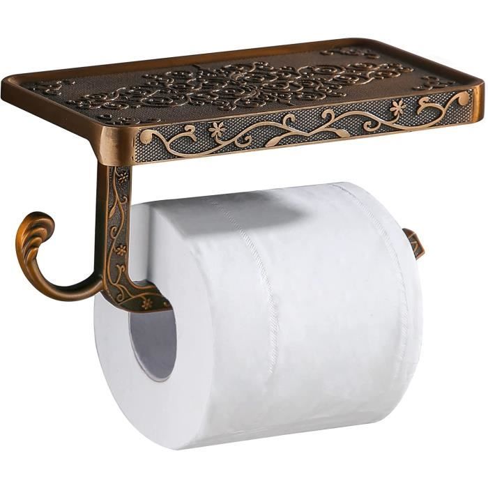 Support de papier hygiénique en laiton, support de rouleau de papier