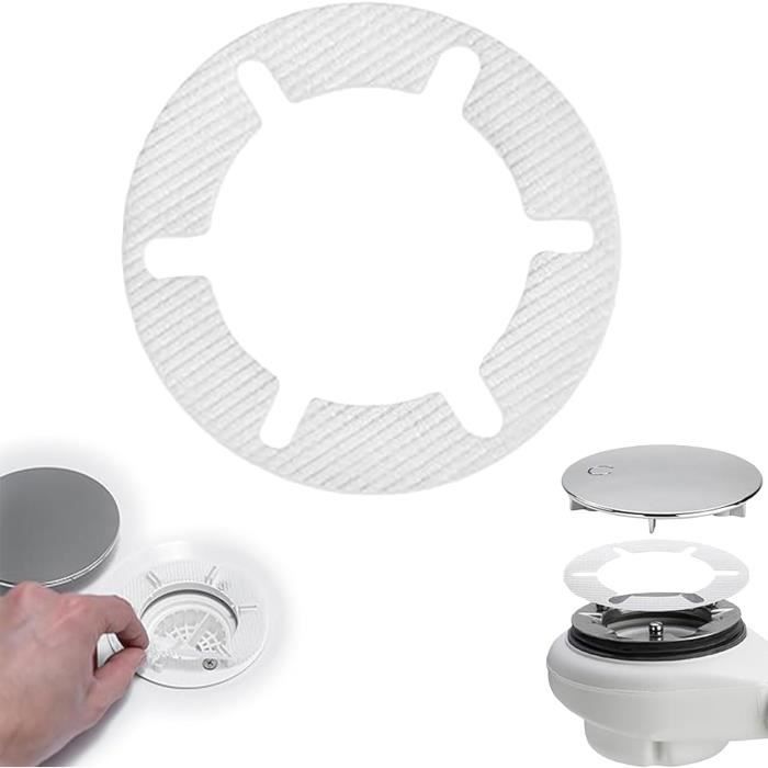 Kit 7 Pièces Filtre Anti-Cheveux Pour Douche - Grille De Drain Et Patins Adhésifs