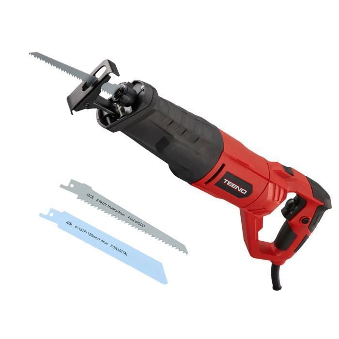 Scie sabre 850W TEENO+2 Lames Fournies