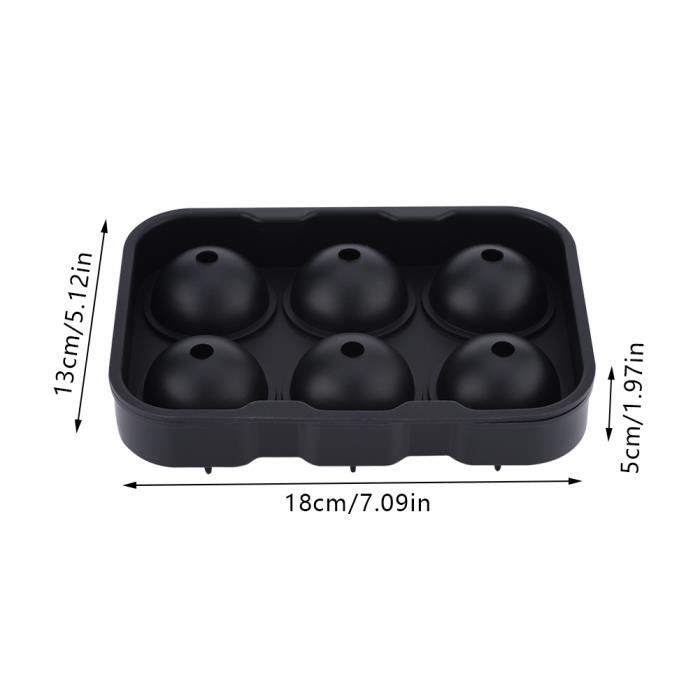 Lot De 4 Bacs à Glaçons Silicone Sphériques - Glaçons Boule Pour Whisky