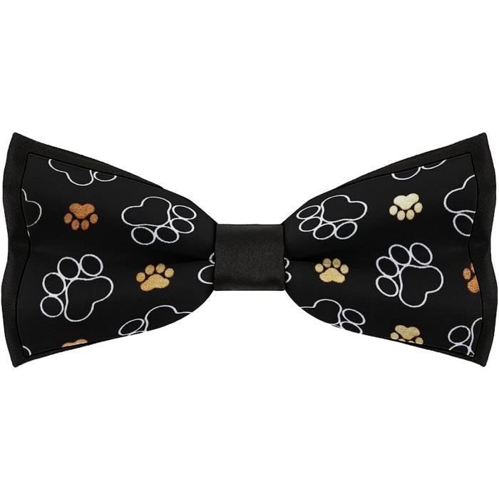 Nœud Papillon Rose Avec Imprimé Cochons Mignons - Pré-noué, Réglable - Pour Mariage, Fête Ou Déguisement Humoristique - 2
