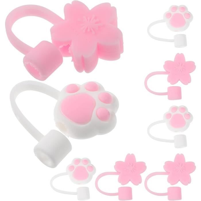 12 Bouchons De Paille En Silicone Anti-fuite - Adaptés à La Gourde Stanley 2.0, Lavables, Réutilisables