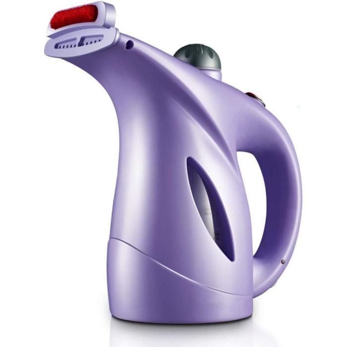 Défroisseur Vapeur Portable Irishom 700W 180ml - Fer à Repasser Voyage Chauffage 25s, Steamer Vêtements Maison Bureau, Blanc