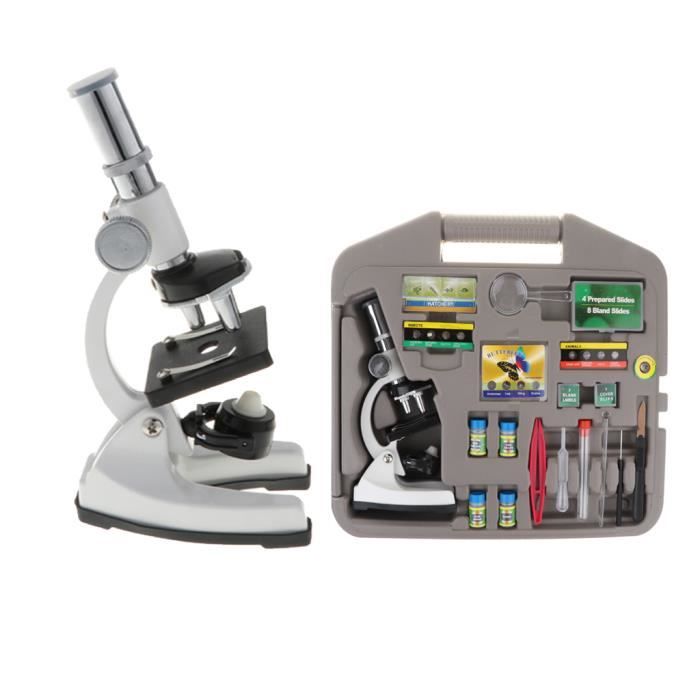 Kits Scientifiques Microscope à 1200x Grossissement Professionnel avec