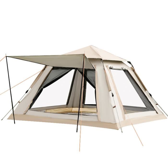 LoJax Grande Tente Gonflable, Tente De Camping Extérieure Entièrement Automatique, avec Sortie De Cheminée, Espace 10㎡, Colonne d'air Intégrée, PU2000mm Étanche (Grey Pro, 385 * 260 * 200cm LoJax Grande Tente Gonflable, Tente De Camping Extérieure Entièrement Automatique, avec Sortie De Cheminée, Espace 10㎡, Colonne d'air Intégrée, PU2000mm Étanche (Grey Pro, 385 * 260 * 200cm