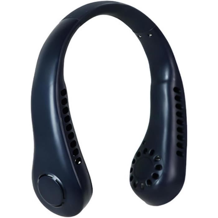 Ventilateur personnel - YOKULI - A629 - Bleu marine - Alimentation USB - 3 vitesses - Yokuli