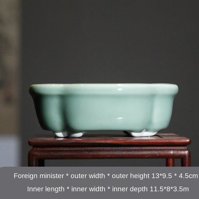 POT DE FLEUR,color4-M--Mini Pots De Fleurs En Argile Violette, Fait à La Main, Succulents