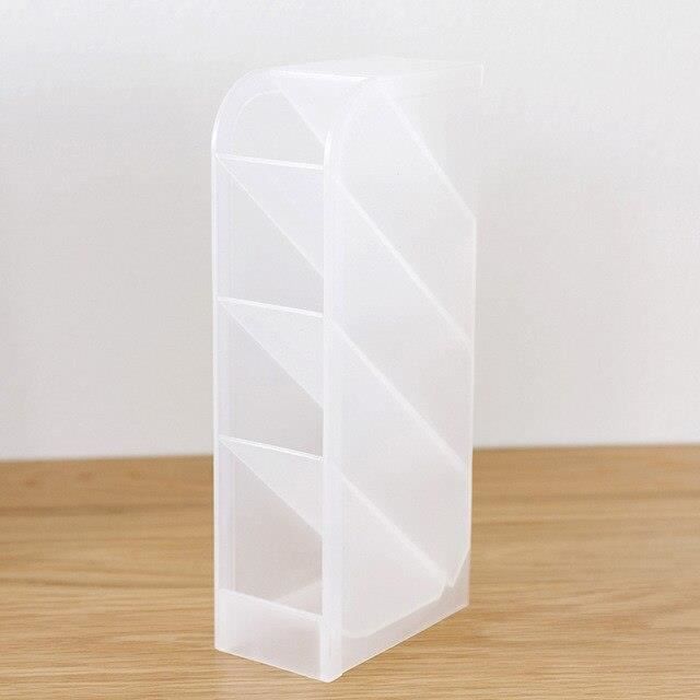 Pot à Crayons Acrylique Uquelic 5 Compartiments Transparent Pot à Crayons Acrylique Transparent Uquelic - 5 Compartiments 28,2cm Organisateur Bureau Transparent