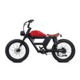 Vélo électrique - El Camino - Noir et rouge - Batterie 480Wh - Roue arrière-1
