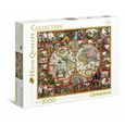 Puzzle Carte du Monde antique - CLEMENTONI - 2000 pièces - Magna Charta - Intérieur-1
