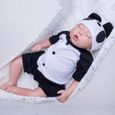 20 pouces Panda Silicone Reborn poupées Bebe Reborn réaliste bébé poupée Reborn jouets Brinquedos bébé poupées en tissu-1