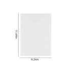 100 feuilles de papier calque, 8,5 x 11 pouces Bloc de papier calque