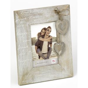 Cadre Photo Coeur En Bois à Décorer - Lot De 4 - 15x12 Cm - Neuf - MegaCrea DIY