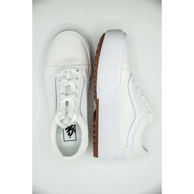 Chaussure vans blanche femme clearance