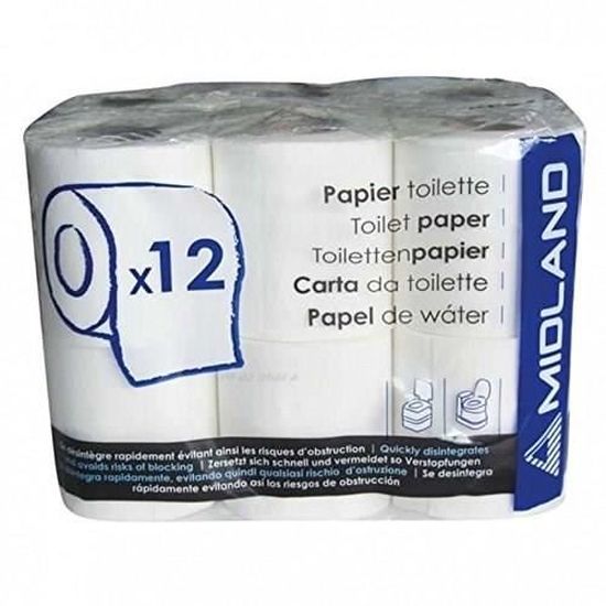HURRISE Lot de 10 Rouleaux Papier Toilette 3 Plis en Pâte à Papier  Naturelle - Cdiscount Au quotidien
