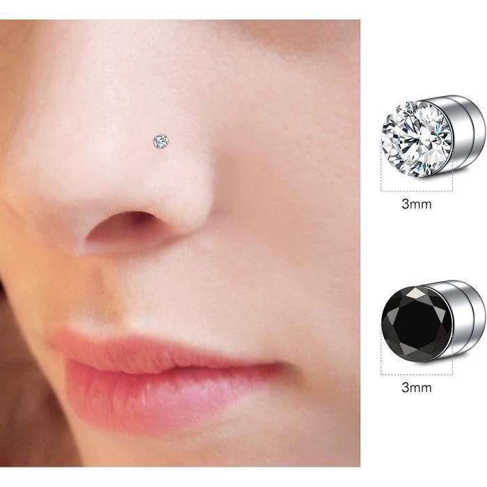 Faux Piercing Nez Anneaux Aimante Faux Piercing Nez Acier Chirurgical Faux Helix Tragus Piercing Faux Labret Stud Non Perces u4260 Achat Vente piercing nez Faux Piercing Nez Anneaux Aimante Faux Pierc...
