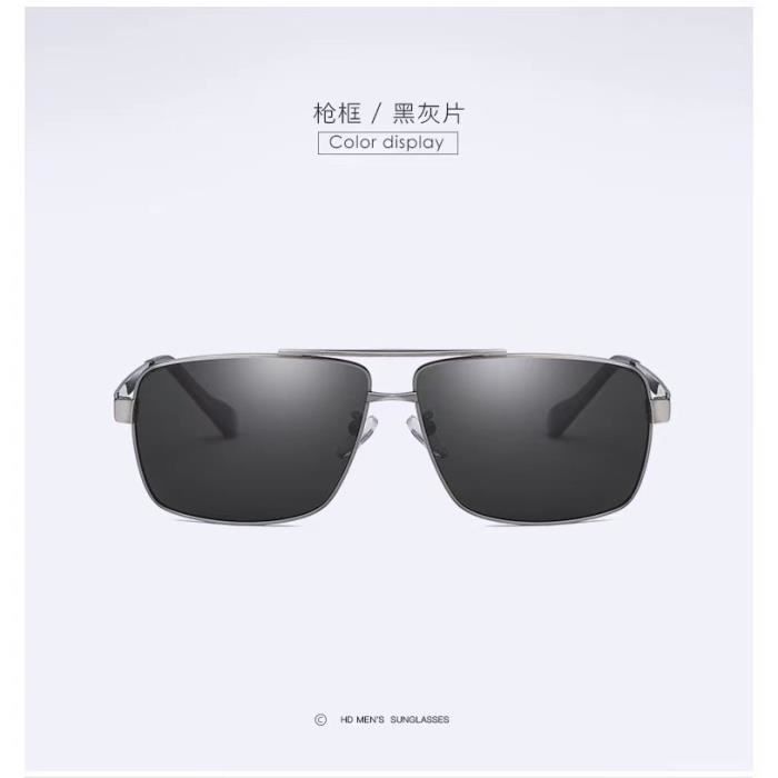 Lunette de soleil Homme Polarisées Aviateur Polarisées Lunettes de soleil  Hommes Unisexe UV400 Protection - Achat / Vente lunettes de soleil Mixte -  Cdiscount