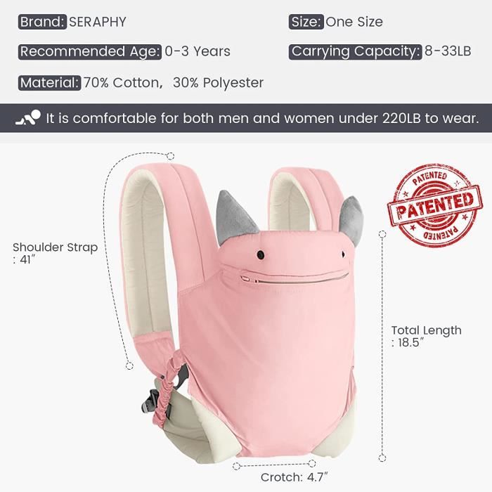 Porte B b 4 En 1 Facile Enfiler Porte Enfants Ergonomique