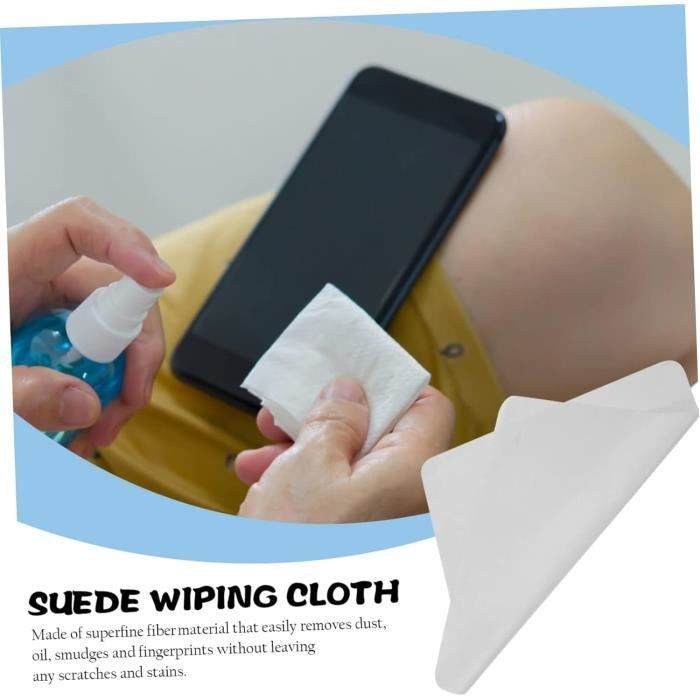 Chiffon Microfibre Pour Lunettes & écrans - Lot De 10 - Taille 17.5x14.5 Cm - Anti-traces & Doux - 7