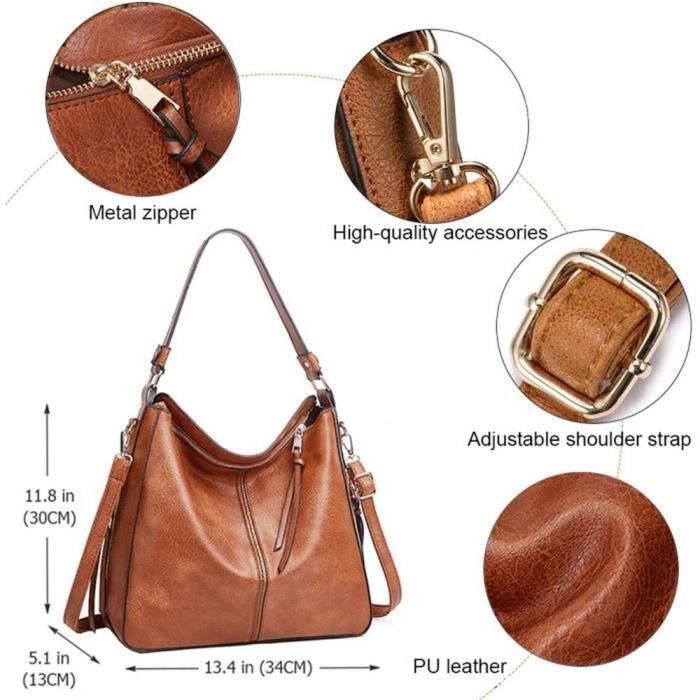 Sac à Main Cuir Marron Grande Taille Accessorize - Occasion