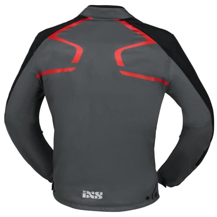 Veste moto IXS Sport SO Dynamic gris noir rouge M Cdiscount Auto