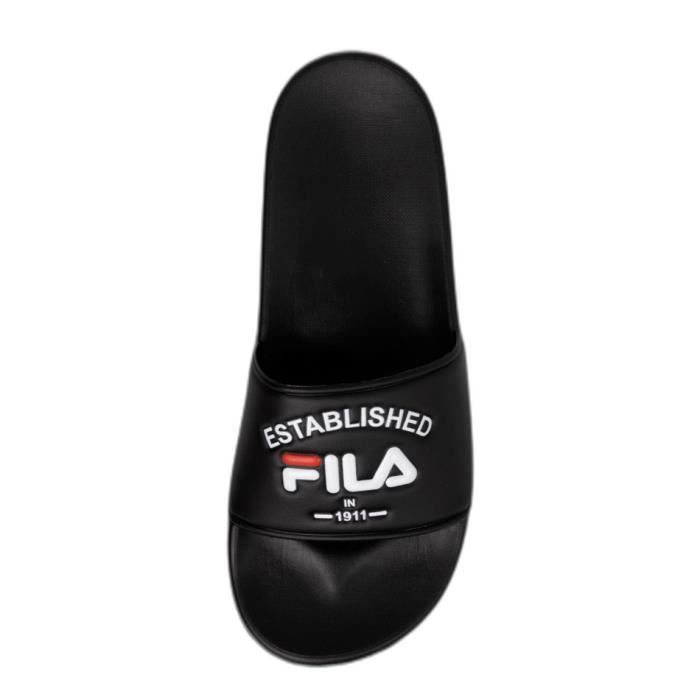 Claquettes Fila Baywalk 23lipper Homme Noir 100 PU Cdiscount Sport