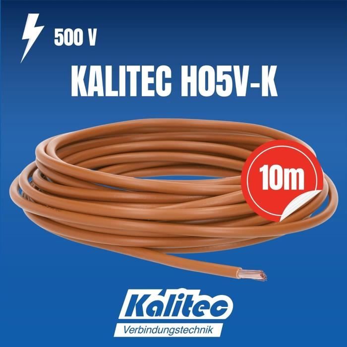 Cavo Elettrico H05V-K 0,75 Mm² - 10 Metri, Flessibile, Ignifugo, Per Impianti Fissi E Protetti - Foto 10