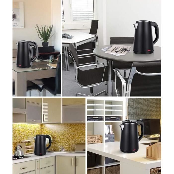 Bouilloire Électrique En Acier Inoxydable Avec Couvercle Intérieur À