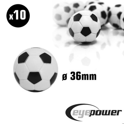 EYEPOWER Lot De 2 Balles De Baby-foot 36 Mm - 2 Balles De